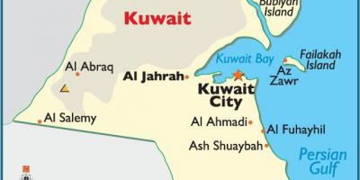 Кувейт полной карте
