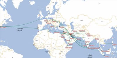 Карта Кувейт направления дыхательных путей 